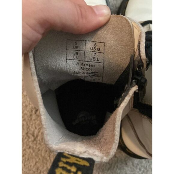 Dr martens jadon boots white size 7 - Picture 7 of 7